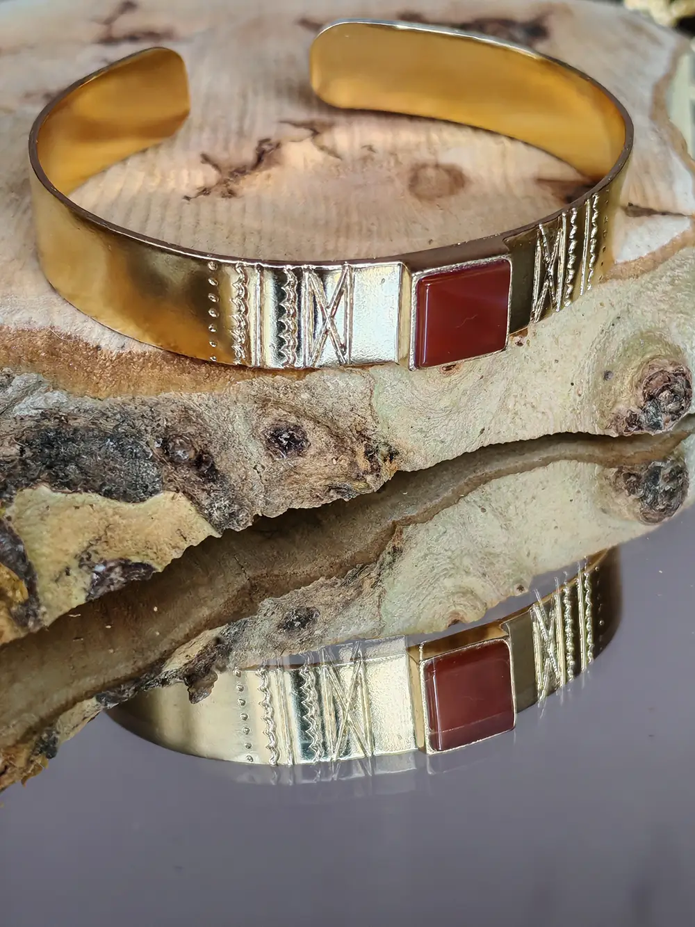 sahelia creations bijoux touareg artisanaux -bracelet sahelia creations inspiration ethnique touareg or argent (3)