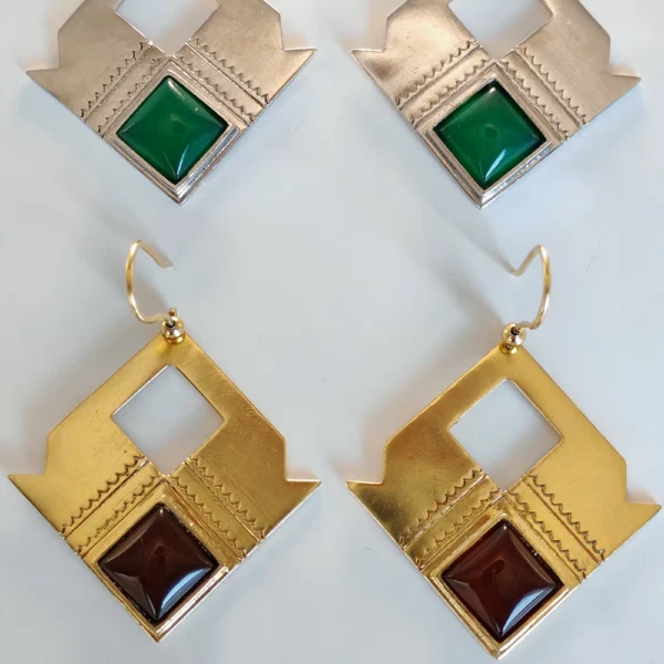 - Boucles d'oreilles Tin Hinan - – Image 4